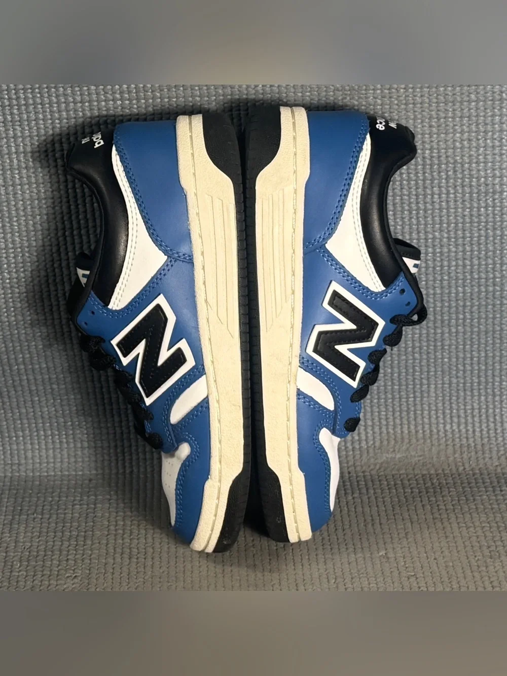 New Balance 480 V1‎ Lace-up Sneaker Blue Agate/White Kid’s Size 3.5